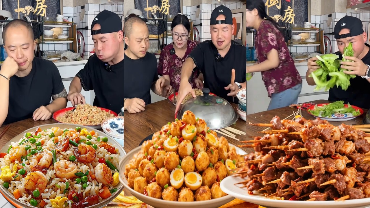 可恶儿子不让女婿吃饭！一个女婿半个儿，我可要好好待我女婿！#搞笑