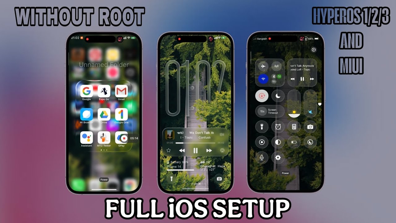 FULL iOS SETUP  iOS 26 LIQUID GLASS WITHOUT ROOT |