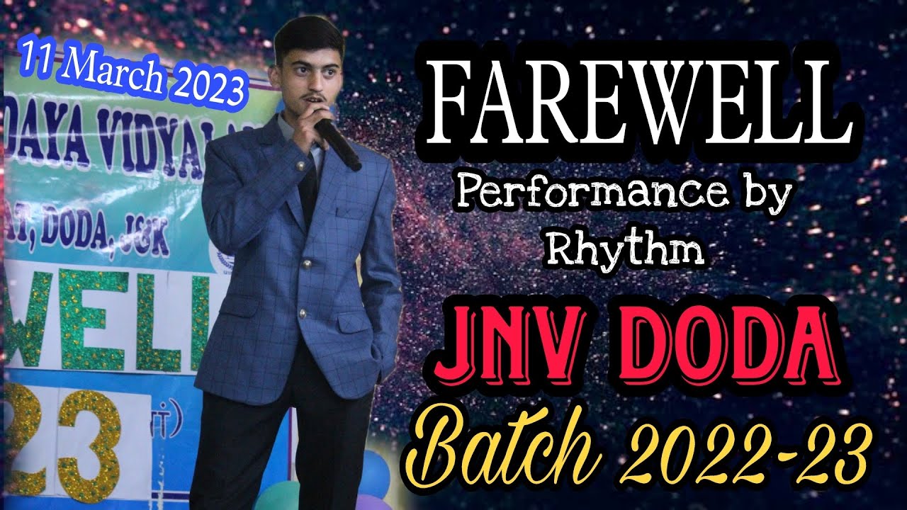 JNV Doda || Farewell Performance by Rhythm | #farewellparty #jnvdoda