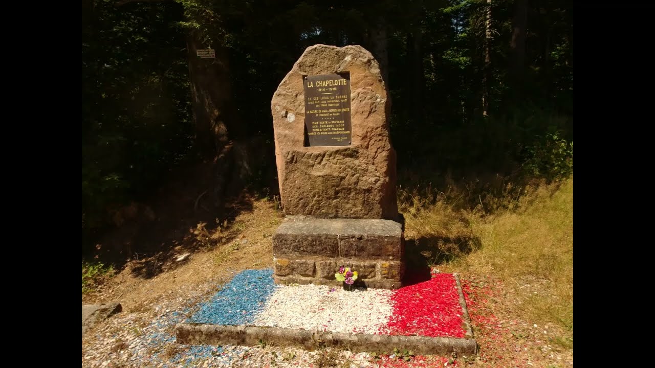 SENTIERS DE MEMOIRE COL DE LA CHAPELOTTE (54)