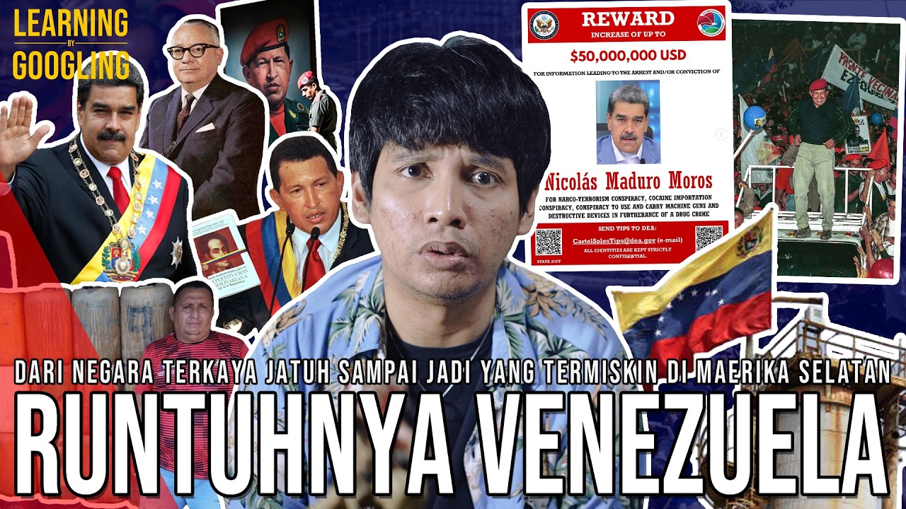 Kenapa PRESIDEN VENEZUELA BURON 50 Juta USD? Kaya Minyak, Rakyat Miskin! | Learning By Googling