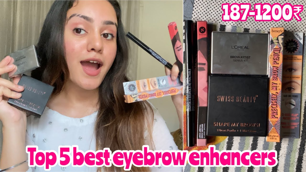 Top 5 best eyebrow products/ 187-1200₹/ Best eyebrow enhancers/ kp styles