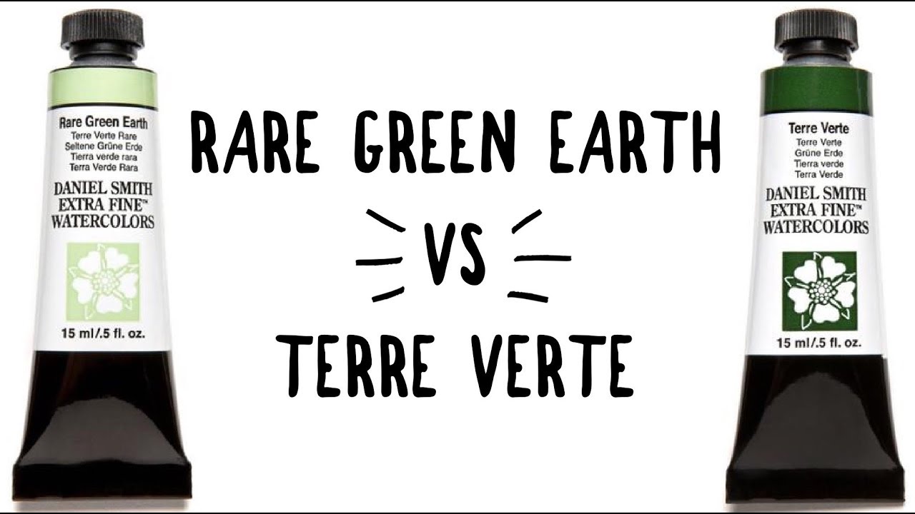 Daniel Smith Color Showdown S2E4: Rare Green Earth против Terre Verte