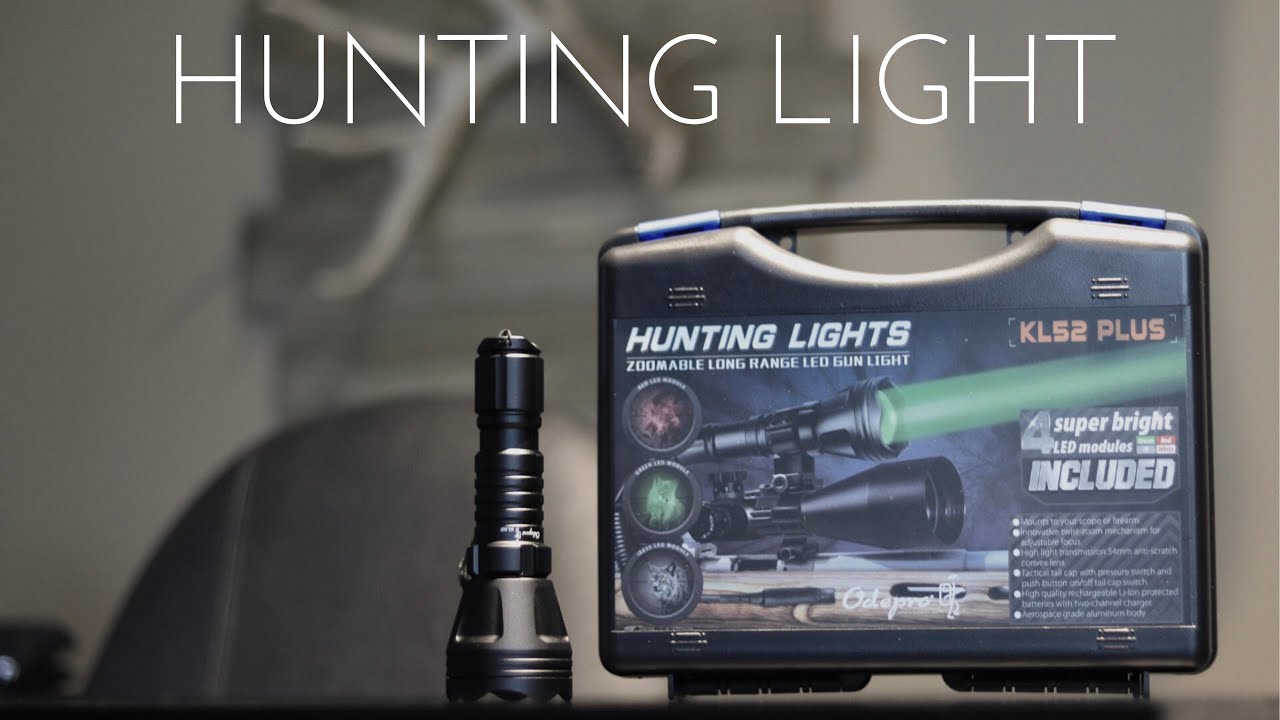 Odepro KL52 Plus Zoomable Hunting Flashlight | Predator Hunting Light Review