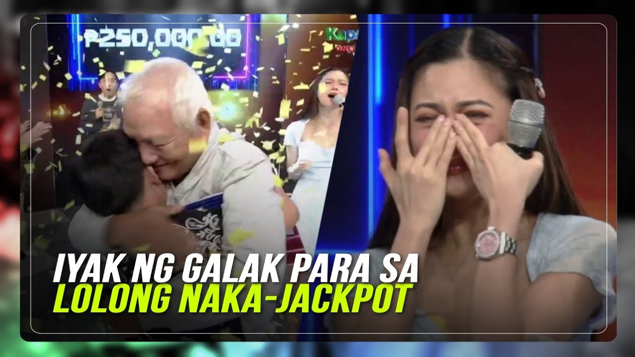 Luha bumuhos sa ‘Showtime’ sa pagkakapanalo ng lolo ng P250-K jackpot | ABS-CBN News