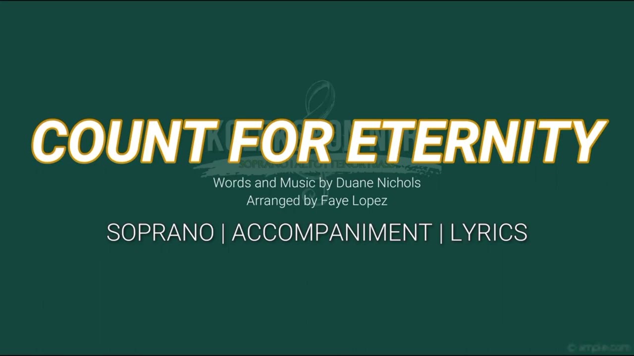 Count for Eternity | Soprano | Vocal Guide by Sis. Sarah Macabali