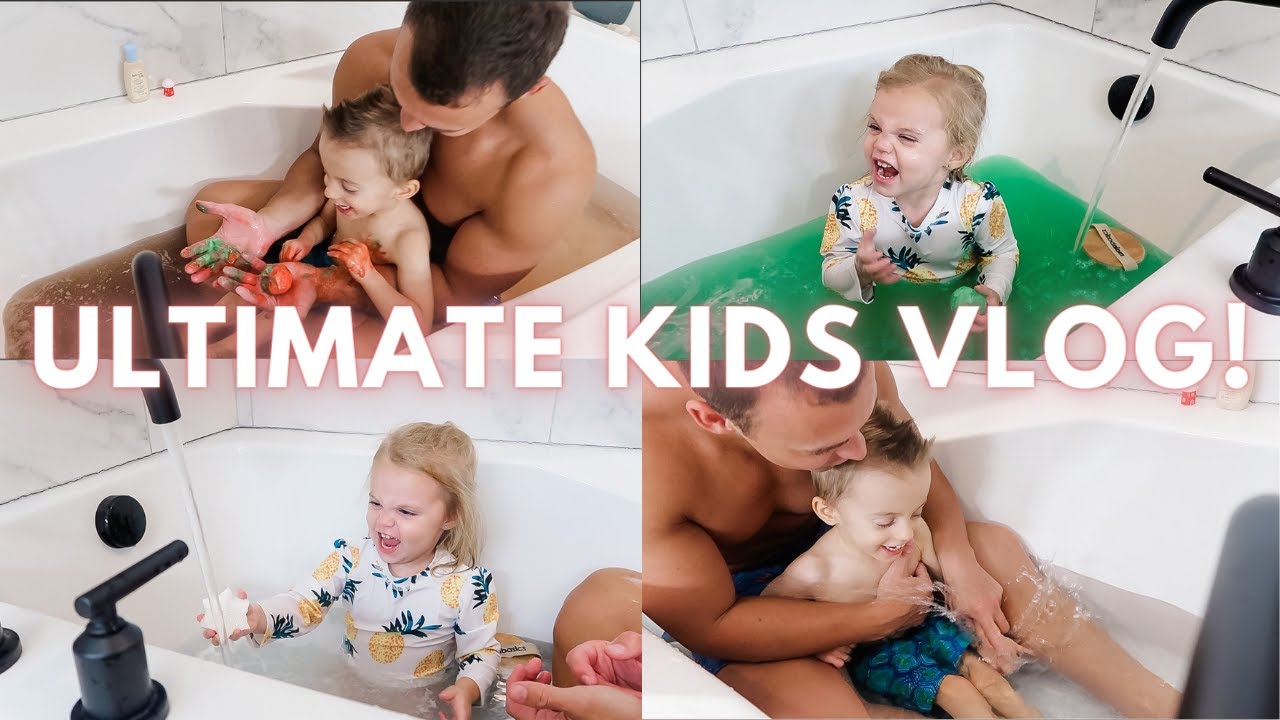 BATH ROUTINE FOR OUR SPECIAL NEEDS TODDLER + HIS SISTER! SO FUN!