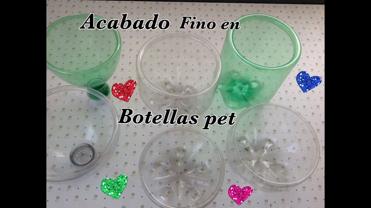 ACABADO FINO EN  BOTELLAS PET .
