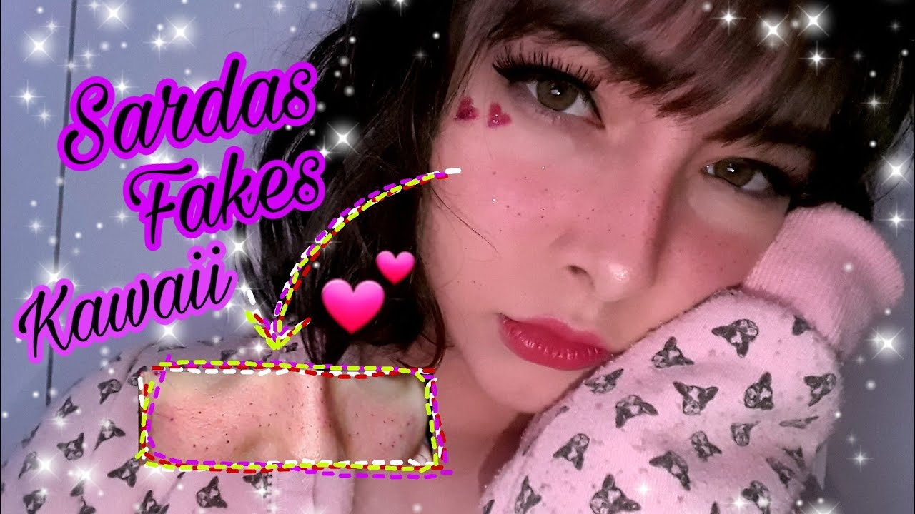 Maquiagem KAWAII com SARDAS FALSAS! ❤😊