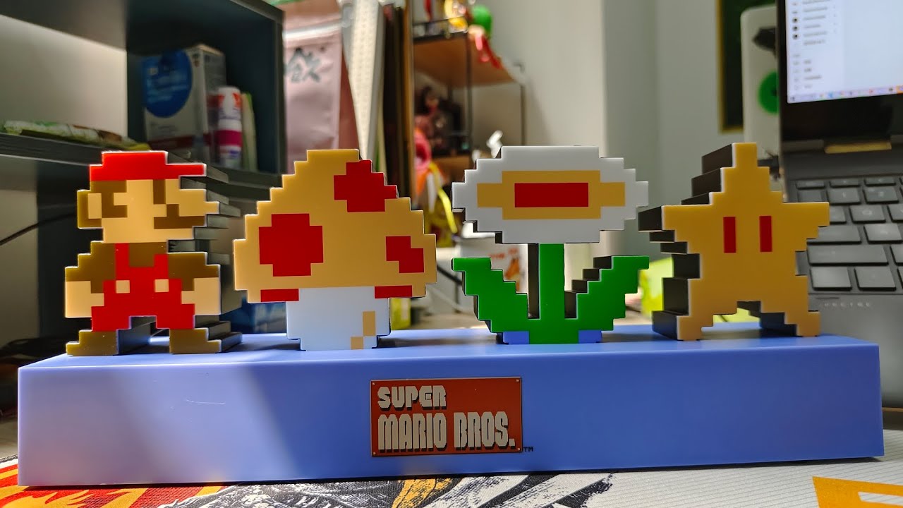 Super Mario Brothers Icons Light Unboxing