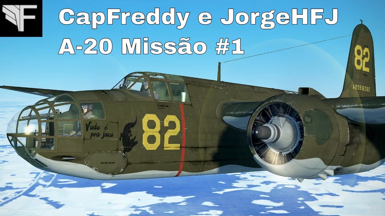 Il-2 Sturmovik: A-20 -  Missão com JorgeHFJ #1