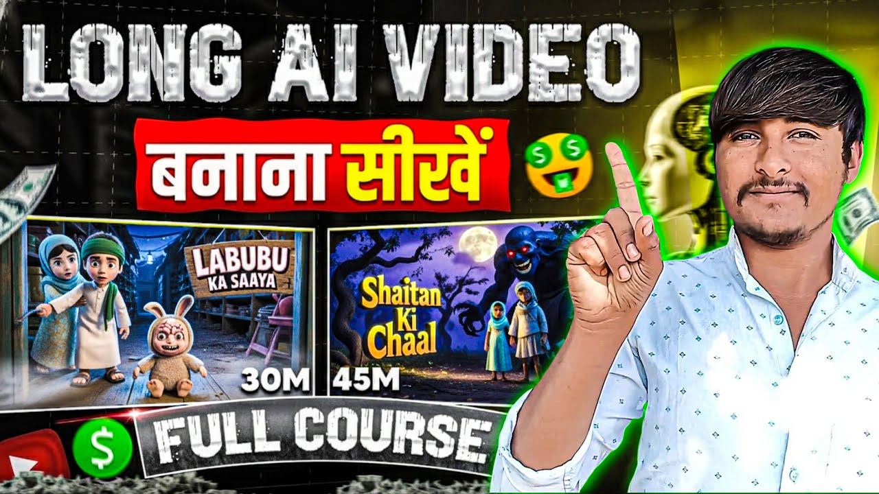 long ai video kaise banaye ll ai cartoon short video kaise banaye ll Babari technical