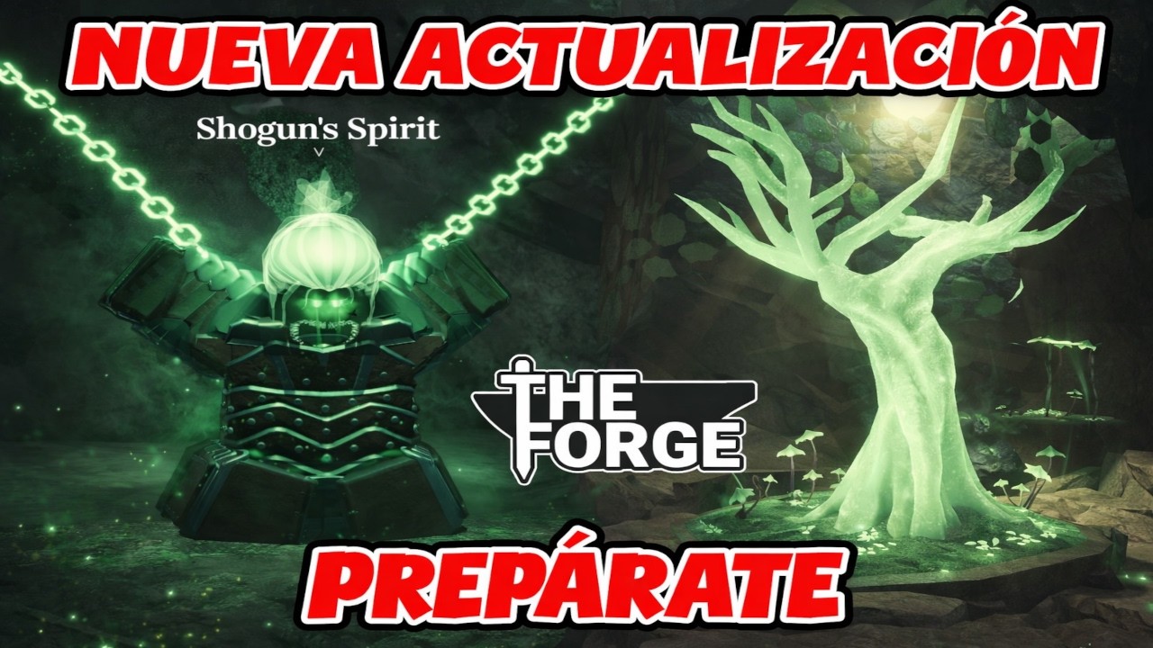 PREPÁRATE para la ACTUALIZACIÓN DE THE FORGE! NUEVO BOSS, RAZAS, CRAFTEO Y MÁS!⛏️😎