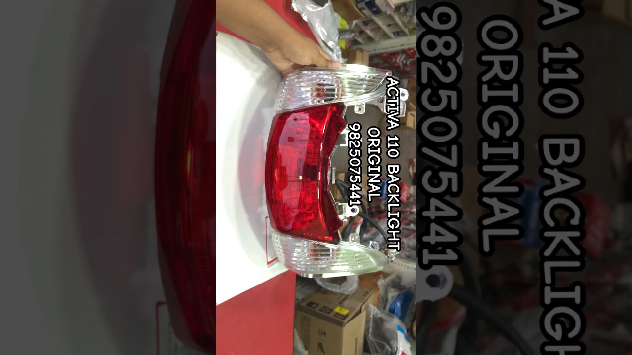 ACTIVA 110 BACKLIGHT ORIGINAL AVAILABLE AT DELUX AUTO SPARES VADODARA #india #spares #viralshort