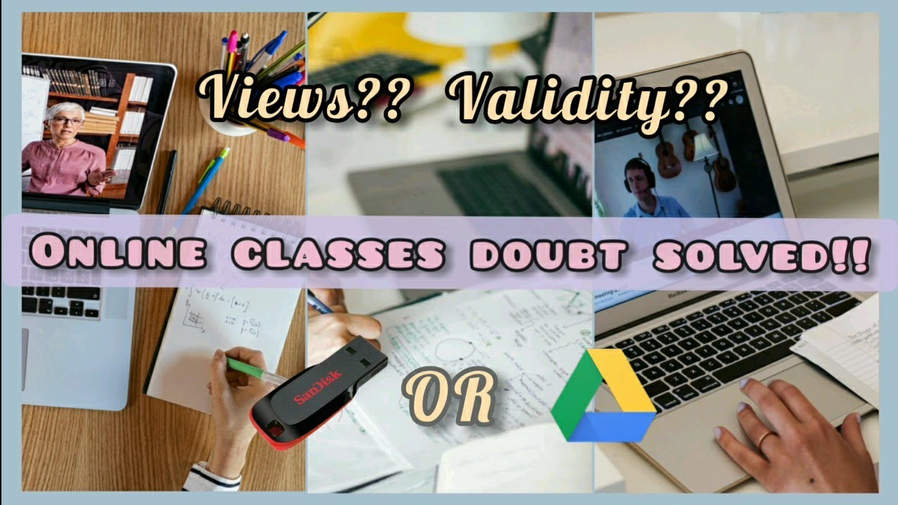 Online classes all doubts solved | Pendrive or Google drive classes? Views? Validity?