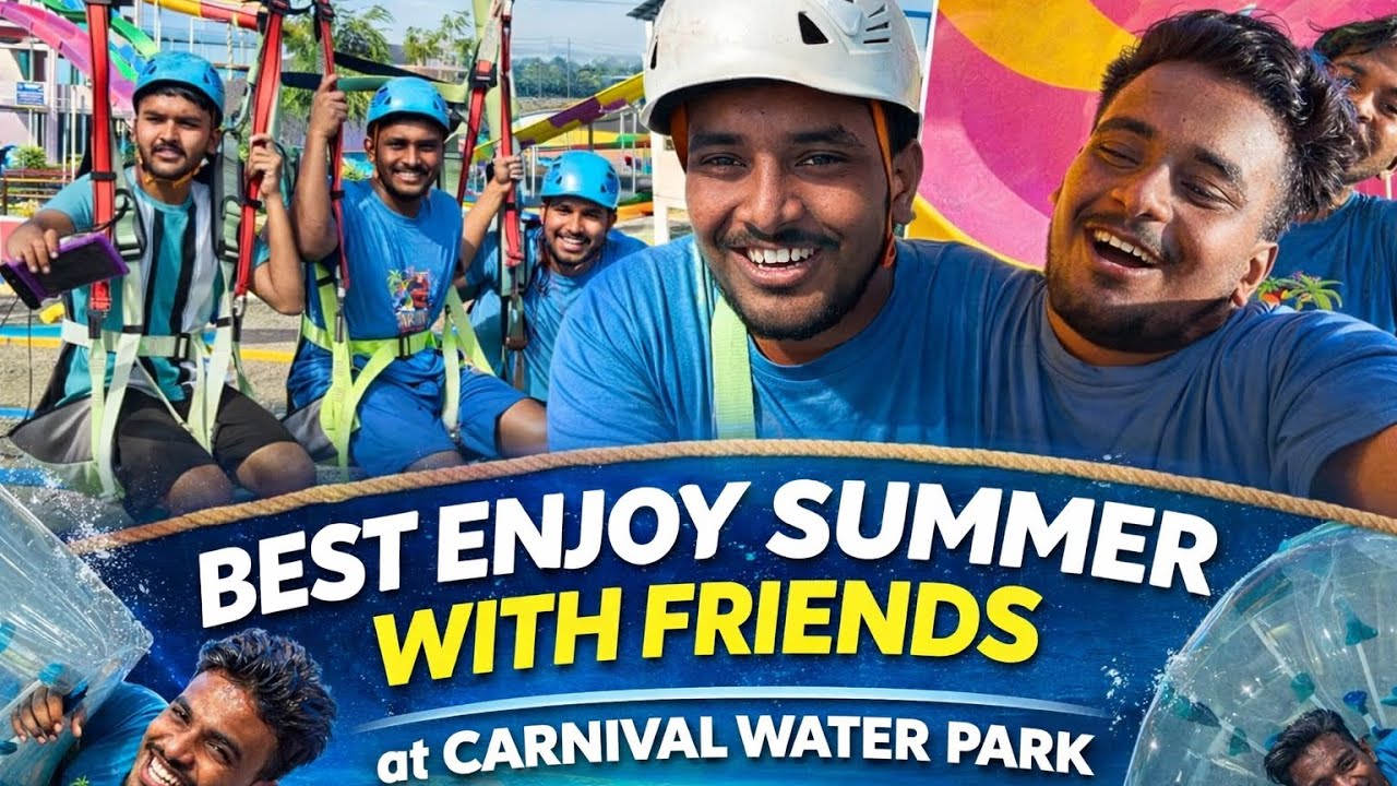 Carnival Water Park & Adventure Park | At Just Surat From 30 KM | Full Vlog With Friend Fun | Surat 