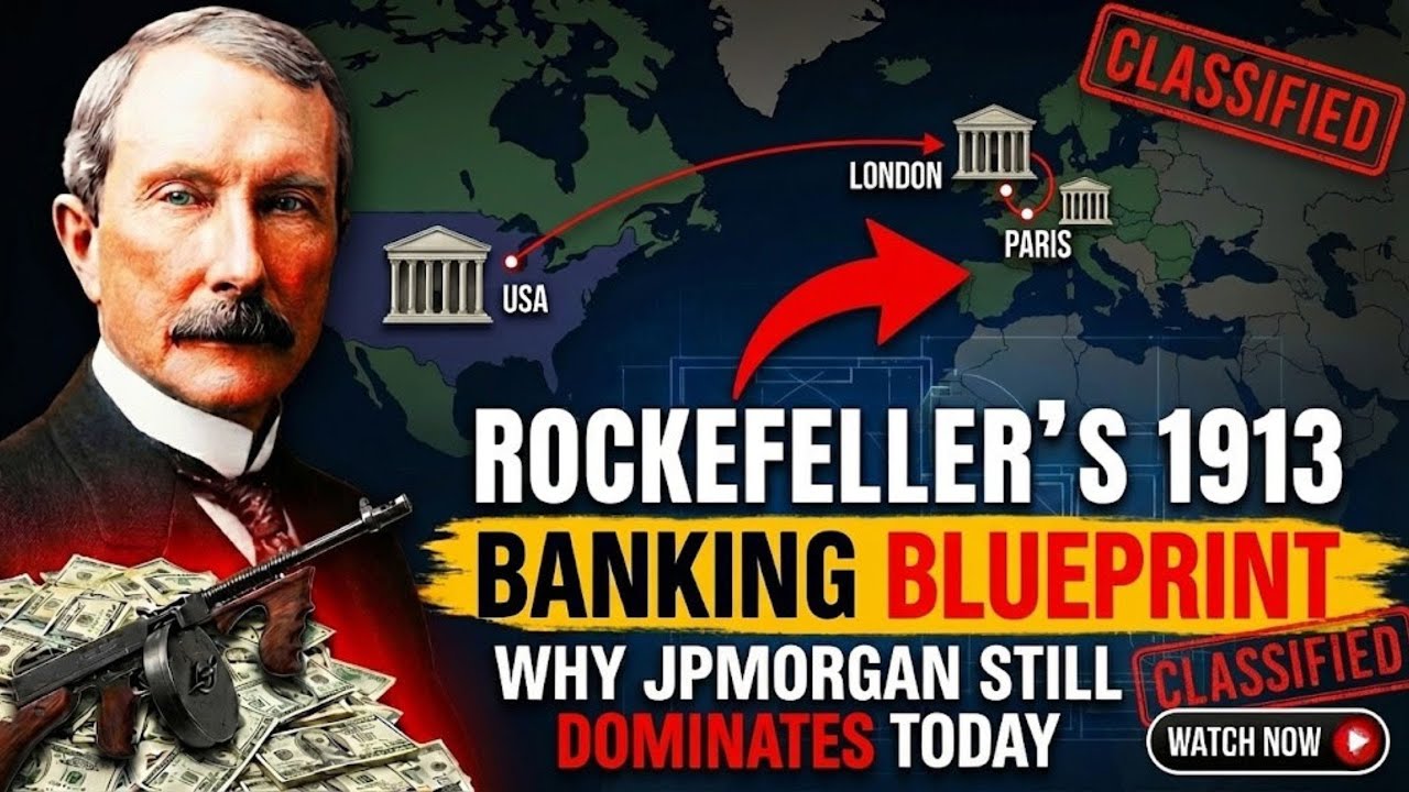 Rockefeller’s 1913 Banking Blueprint — Why JPMorgan Still Dominates Today