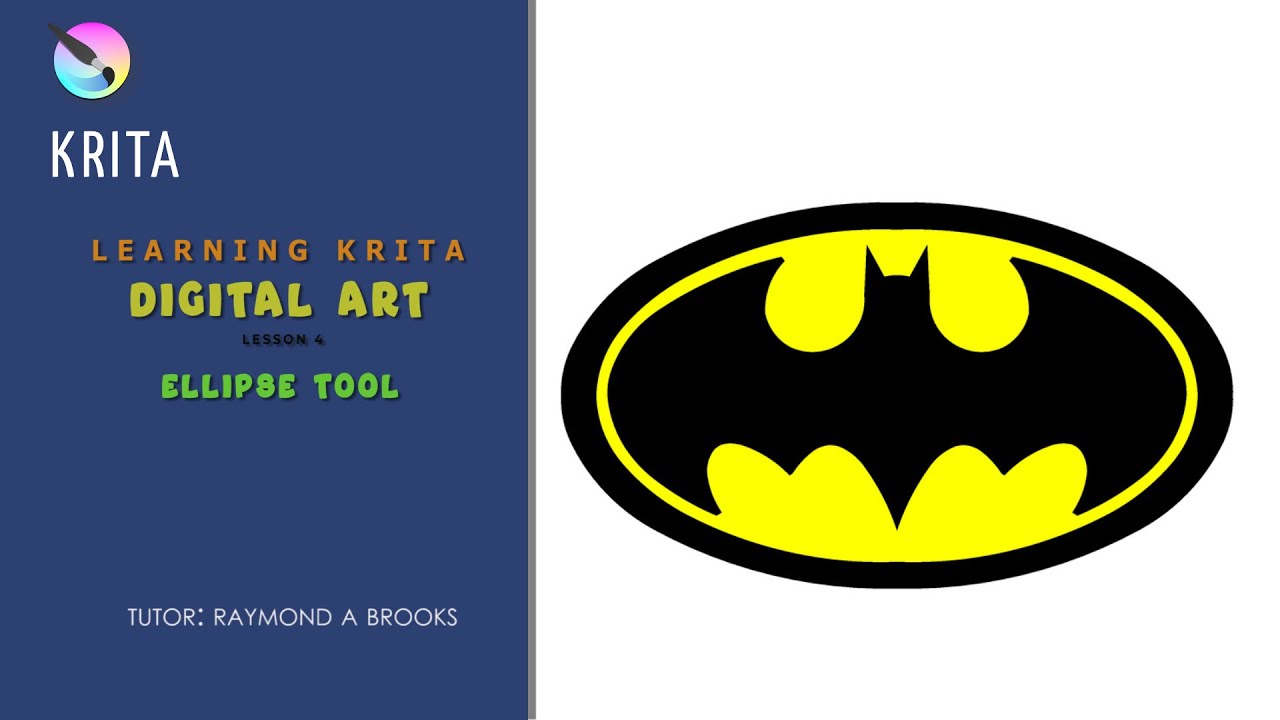 Krita: Ellipse Tool Demonstration