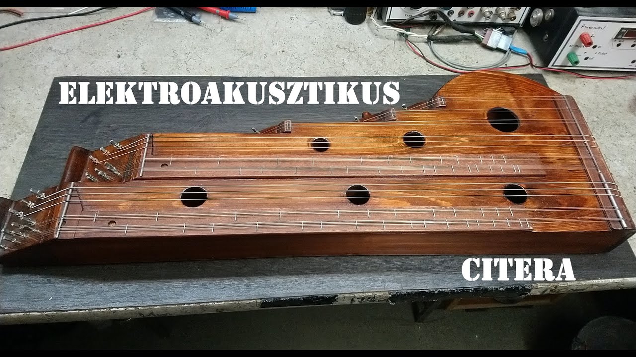 ELEKTROAKUSZTIKUS CITERA készítés by EcoPityu
