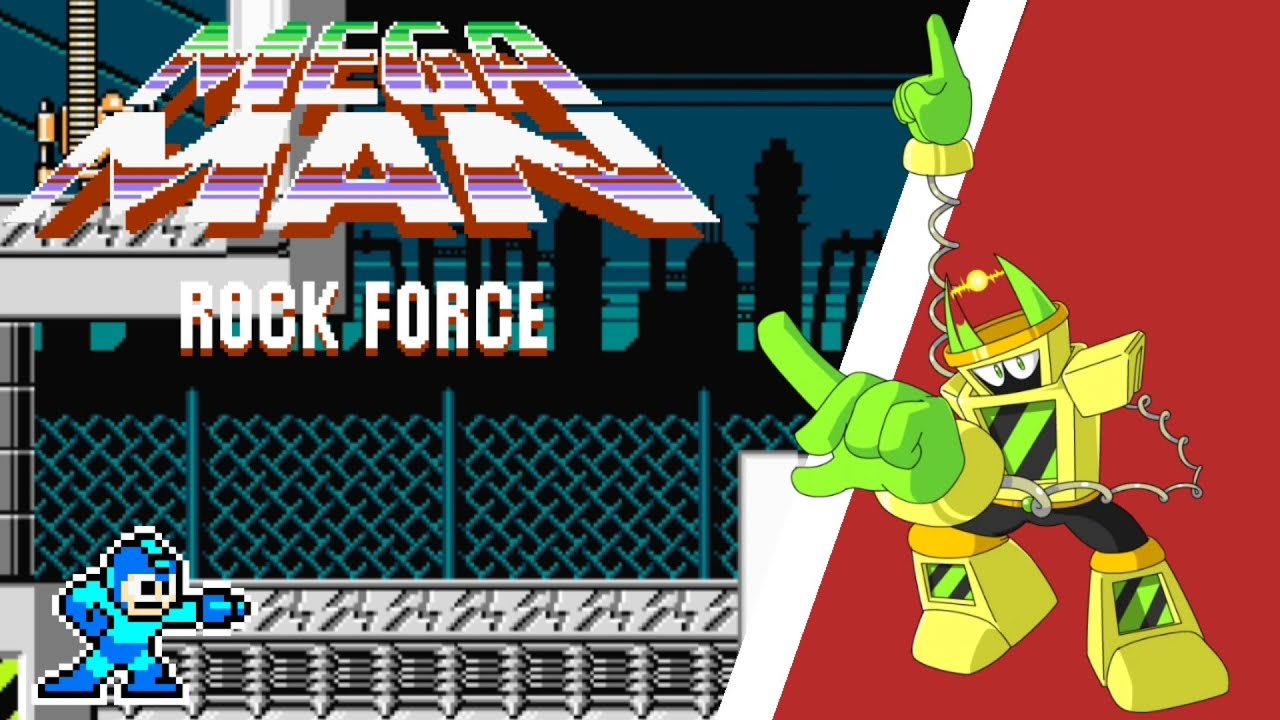 Gameplay : Mega Man Rock Force - Shock Man