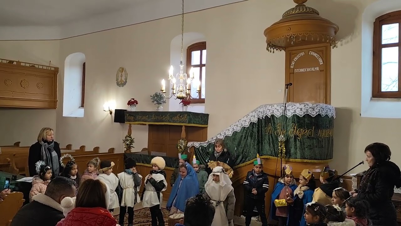 Vajdácskai óvoda Betlehemi előadása 
