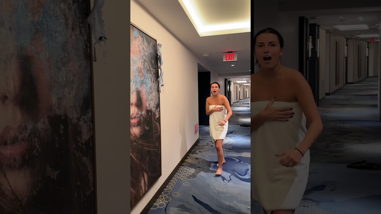 She stole her clothes mid-shower | Part Two 🤭 #funny #prank #viral