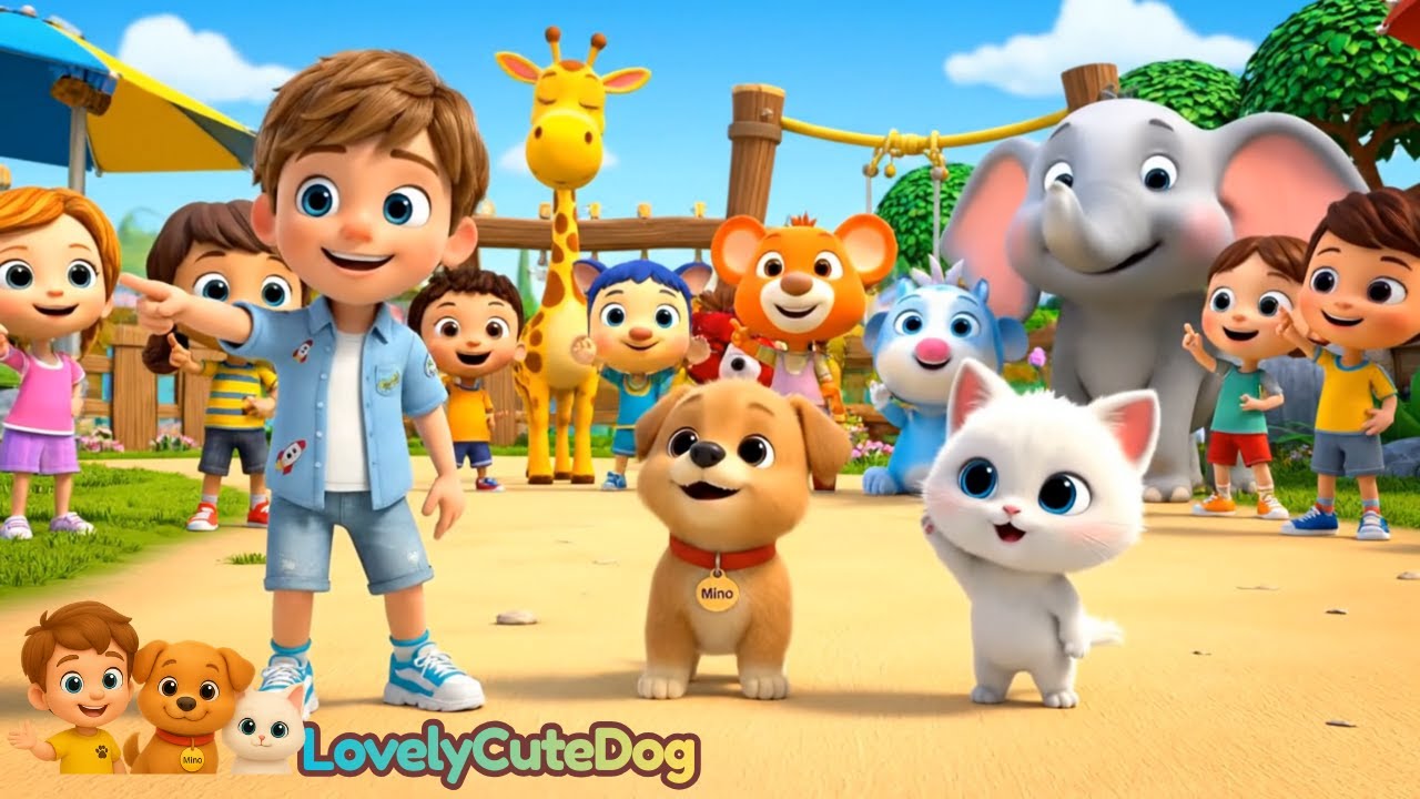 Happy Morning Song for Kids 🎵 Cute Animals Music Fun | 3D Cartoon