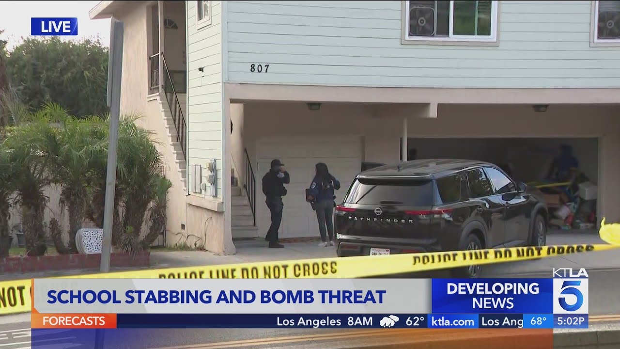 Former student stabs 3 staff members at Torrance school