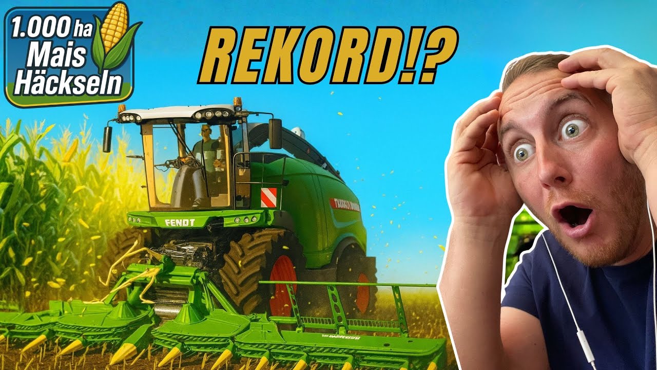 Das GRÖßTE HÄCKSEL-EVENT aller Zeiten!🌽 Die ersten 3 Stunden! 1.000 HEKTAR MAIS im LS25 M4cM4nus