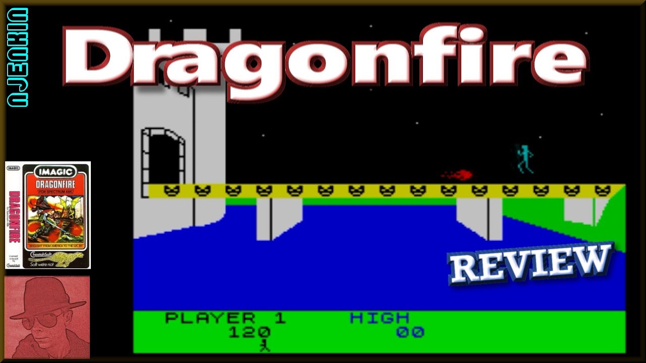 Dragonfire — на ZX Spectrum 48K!! с комментариями