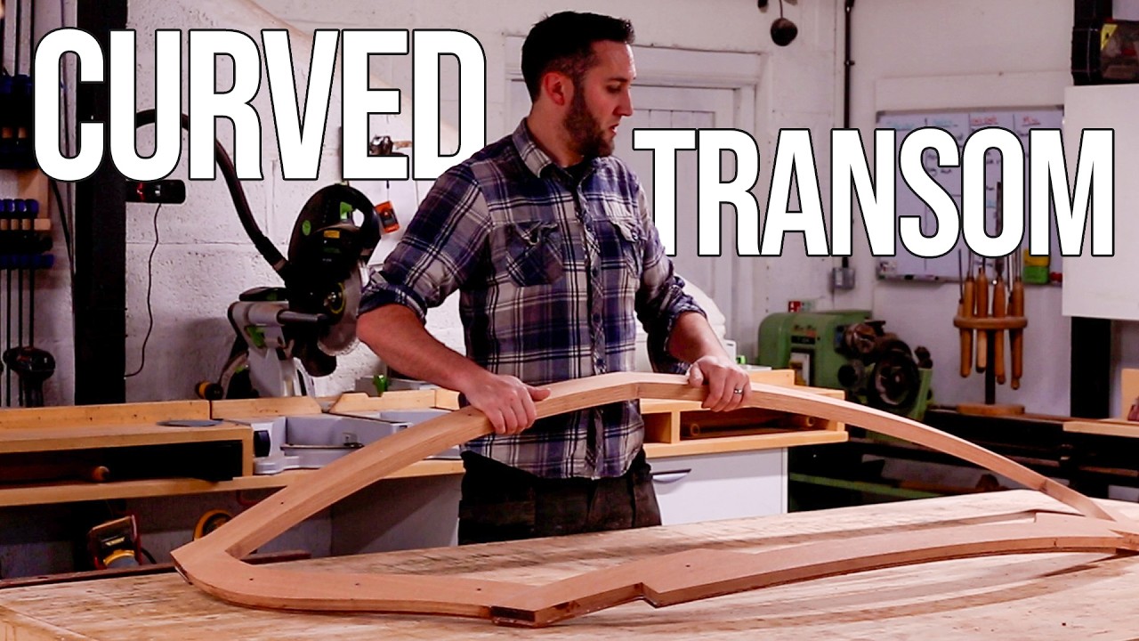 Building a Curved Wooden Boat Transom Frame | Building Temptress Ep14