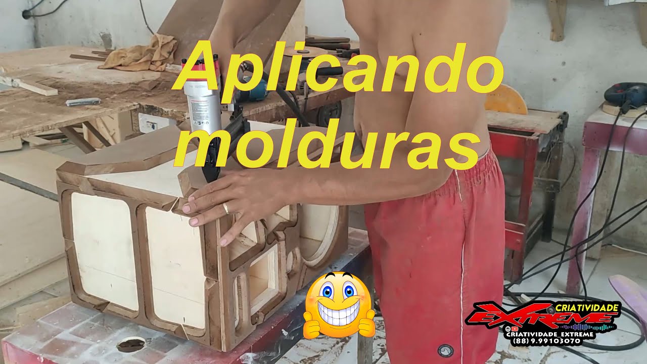 Mini Caixa BOB como customizar MOLDURAS
