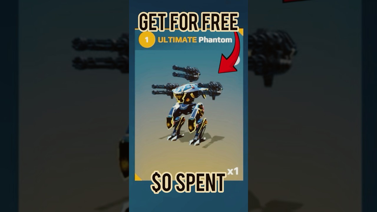 I Got FREE ULTIMATE PHANTOM 🫣 in War Robots Tournament Leaderboard