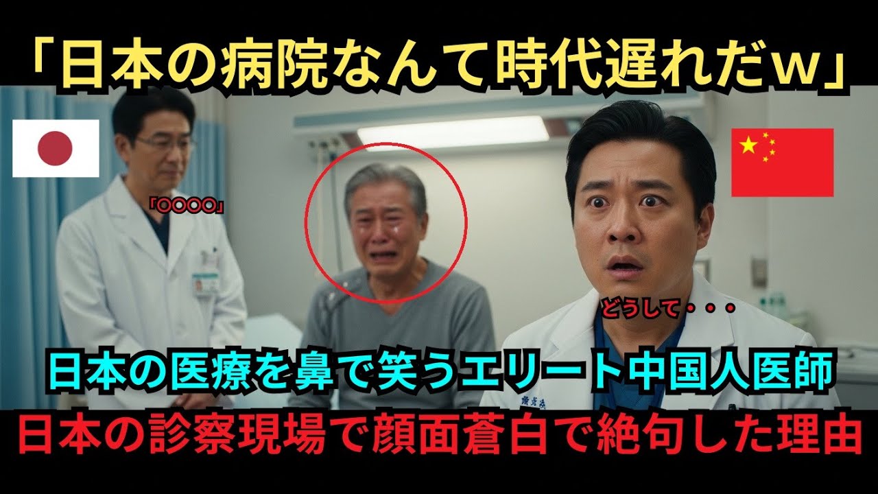 【海外の反応】「日本の病院なんて時代遅れだｗ」日本の医療を鼻で笑った中国人医師。初来日して日本の診察現場に立ち会った瞬間、彼が顔面蒼白で絶句した理由とは？