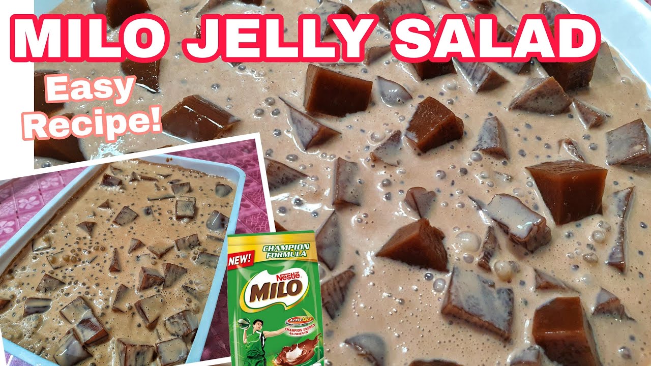 MILO JELLY SALAD | Try this trending dessert! | Easy Recipe