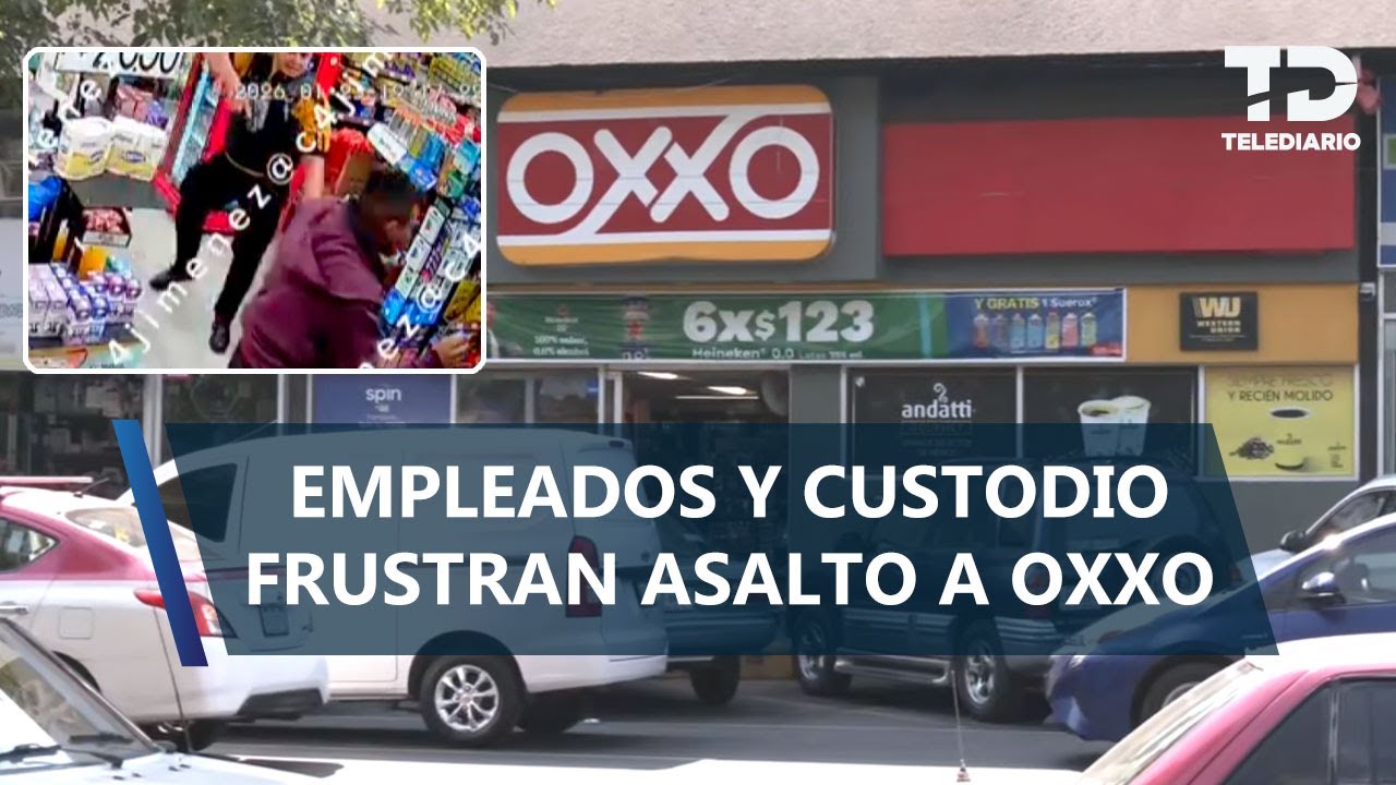 Empleados frustran intento de robo en tienda de autoservicio en la Magdalena Contreras