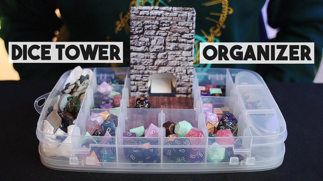 DIY Dice Tower + Organizer!