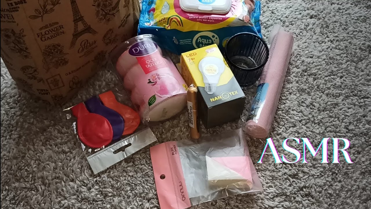 ASMR Shopping HAUL
