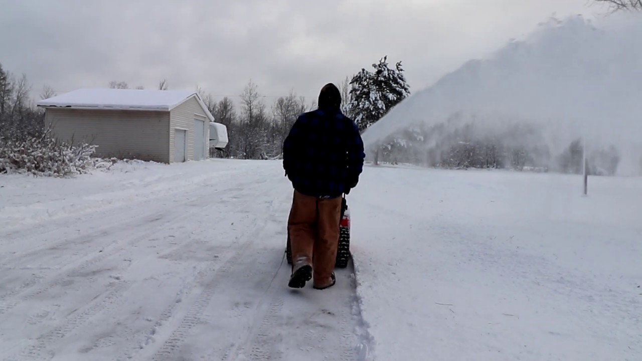 THE HOUSE. The first winter storm of the year. Before, during and after.