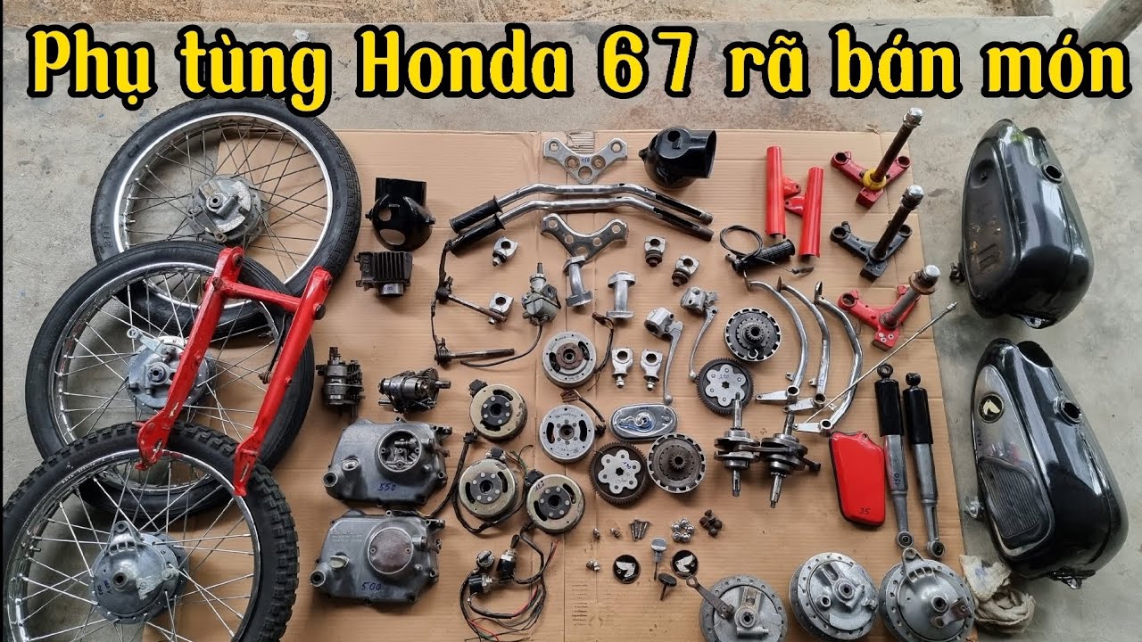 Phụ tùng Honda 67 rã bán món Đoàn Quý