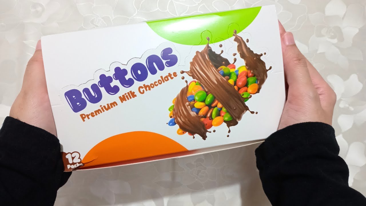 Buttons premium👑milk🥛chocolate🍫unboxing and review 😍✨️