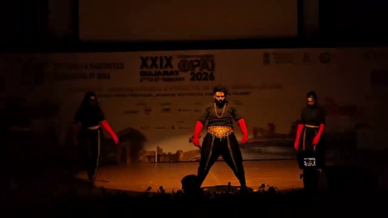 theme-based group dance titled “Ek Vinash, Ek Vadh”,SVNIRTAR Students Win National-Level Group Dance