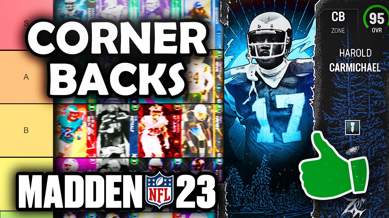 RANKING the BEST Cornerbacks in Madden 23 Ultimate Team (Tier List)