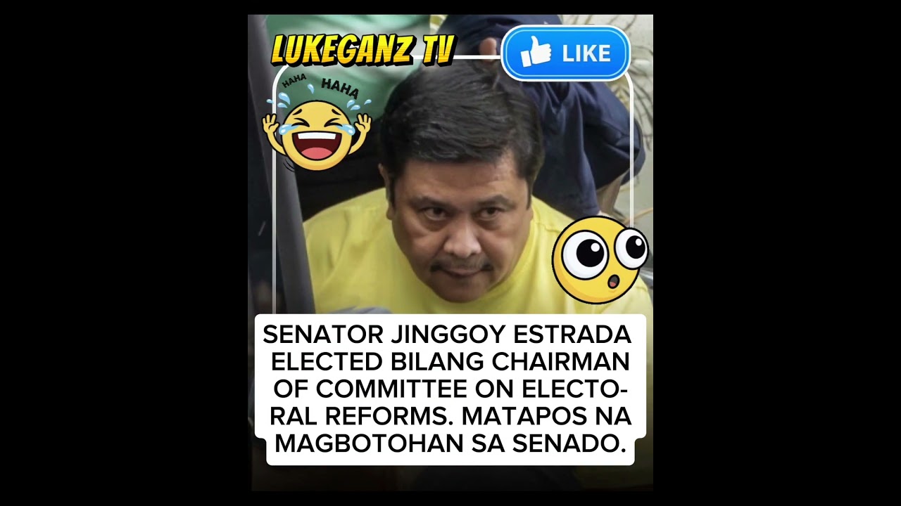 WHAT? SEN. JINGGOY ESTRADA ELECTED AS THE NEW CHAIRMAN? #highlights#youtubeshorts#news#viral#trend