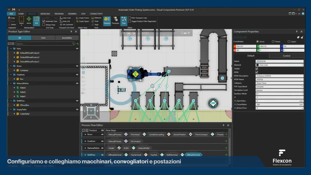 Webinar del 29/01/2025 – Progettazione di un Layout di Movimentazione con Visual Components