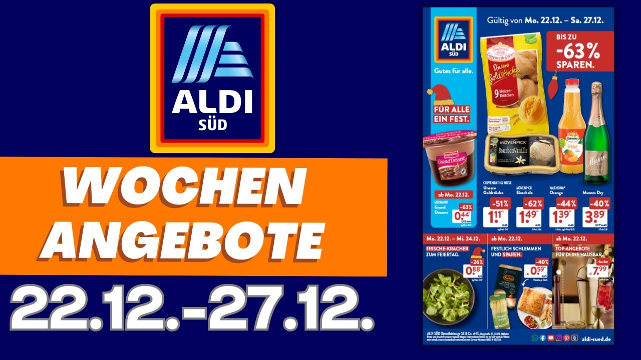 ALDI SÜD Prospekt aktuell 📄 Angebote gültig ab Montag 22.12.2025 | Prospekt Check