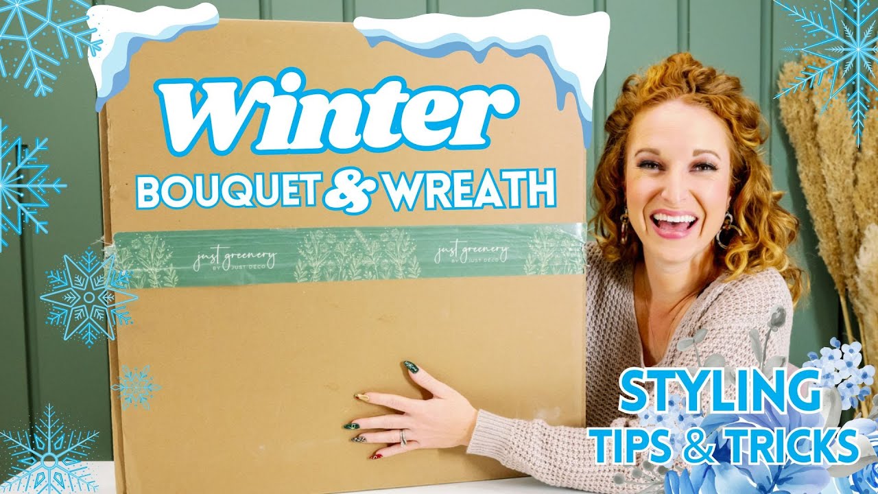 Just Greenery Winter 2023 | Winter Bouquet & Winter Wreath with a bit of Frosting