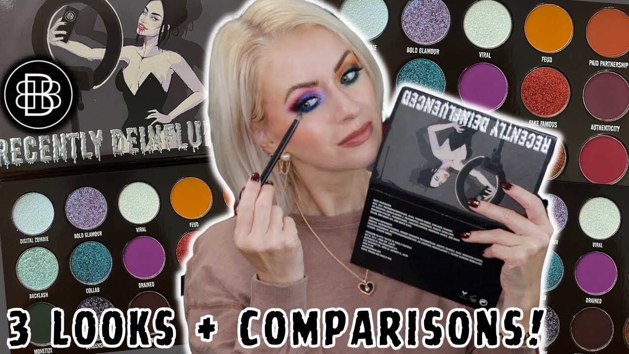 3 LOOKS with NEW BELLA BEAUTE BAR RECENTLY DEINFLUENCED PALETTE | REVIEW + COMPARISONS