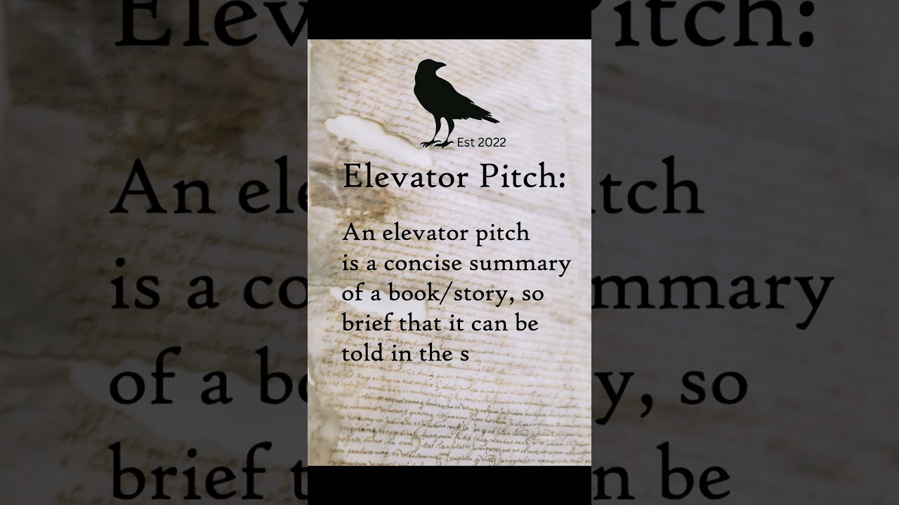 CAW Term of the Week - Elevator Pitch
