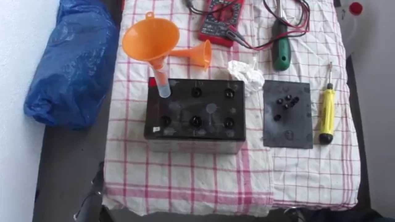 Bleivlies Akku Reparatur - Wie man einen wartungsfreien Bleivlies Akkus repariert
